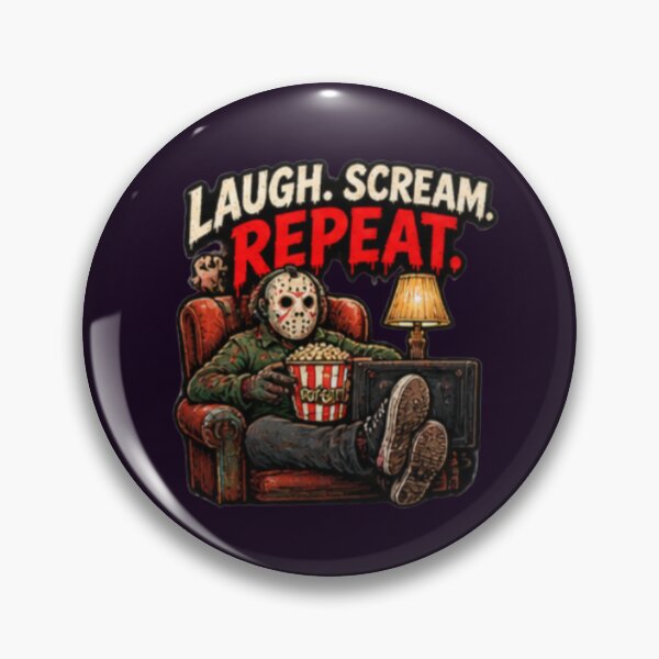 Artikelvorschau, Frightday Lachen Schreien Wiederholen entworfen und verkauft von FrightDay.