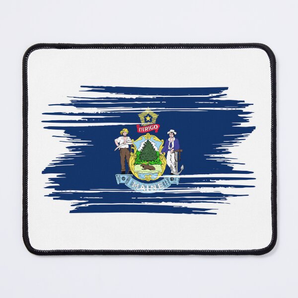 Item preview, Maine Distressed Flag Veteran Gift Military Pride ME designed and sold by shitpostee.