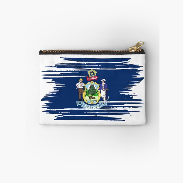 Item preview, Maine Distressed Flag Veteran Gift Military Pride ME designed and sold by shitpostee.