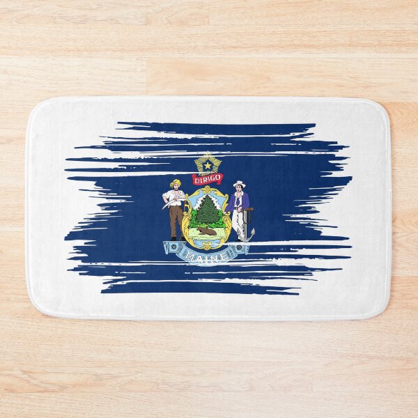 Item preview, Maine Distressed Flag Veteran Gift Military Pride ME designed and sold by shitpostee.