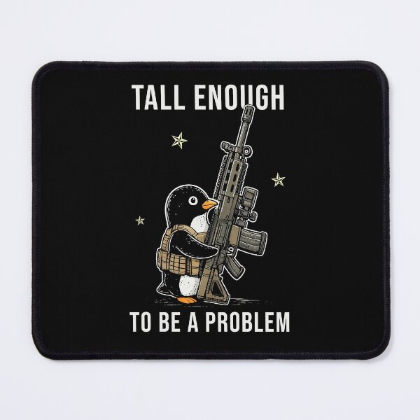 Item preview, Tall Enough To Be A Problem Penguin designed and sold by studio-ssaam.