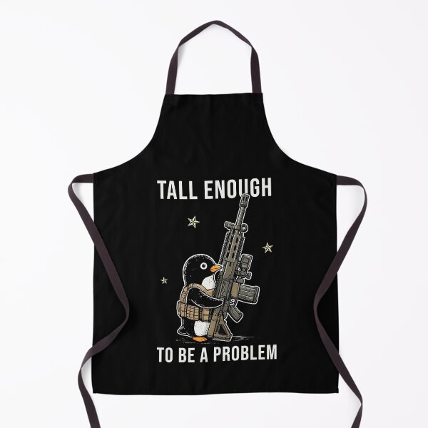 Item preview, Tall Enough To Be A Problem Penguin designed and sold by studio-ssaam.