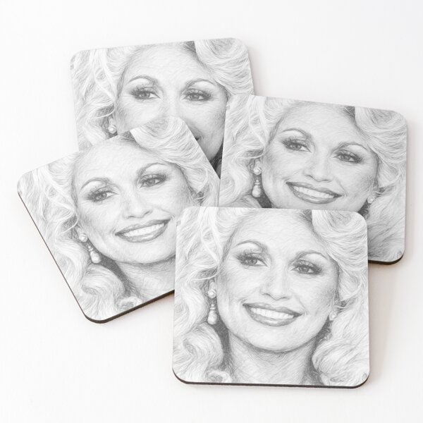 Item preview, Queen of Country Music - Vintage Pencil Sketch Portrait designed and sold by Leon Woods Pencil Art.