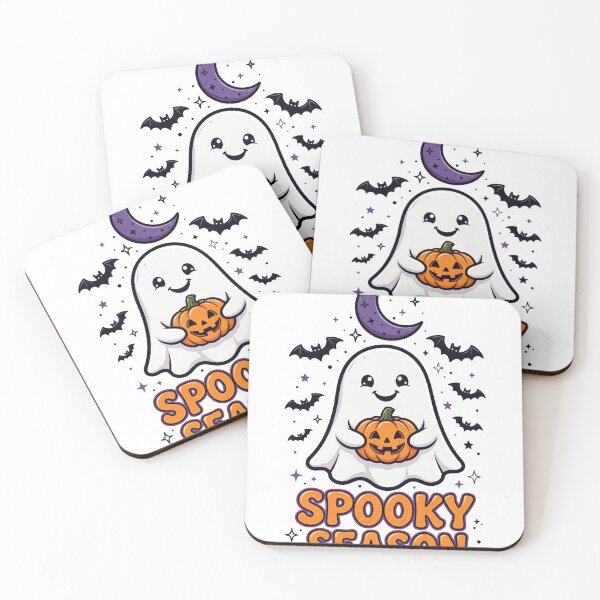 Artikelvorschau, Gruselige Jahreszeit – Niedliches Geister-Halloween-T-Shirt entworfen und verkauft von EverydayBadge.