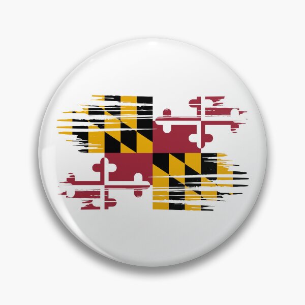 Item preview, Maryland Distressed Flag Veteran Gift Military Pride MD designed and sold by shitpostee.