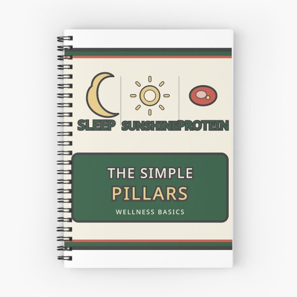 Item preview, Sleep Sunshine Protein Sticker MAHA Wellness Pillars Gift designed and sold by Jacqueline Flynt.