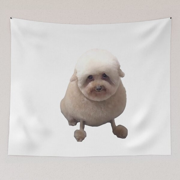 Item preview, fluff ball dog designed and sold by cloudzer0000.