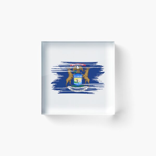 Item preview, Michigan Distressed Flag Veteran Gift Military Pride MI designed and sold by shitpostee.
