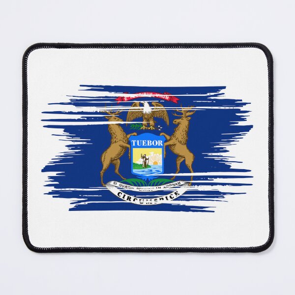 Item preview, Michigan Distressed Flag Veteran Gift Military Pride MI designed and sold by shitpostee.