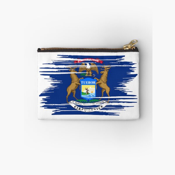 Item preview, Michigan Distressed Flag Veteran Gift Military Pride MI designed and sold by shitpostee.