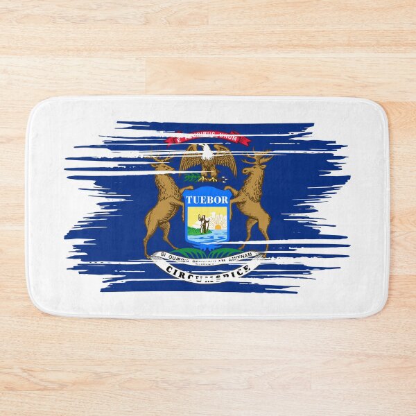 Item preview, Michigan Distressed Flag Veteran Gift Military Pride MI designed and sold by shitpostee.