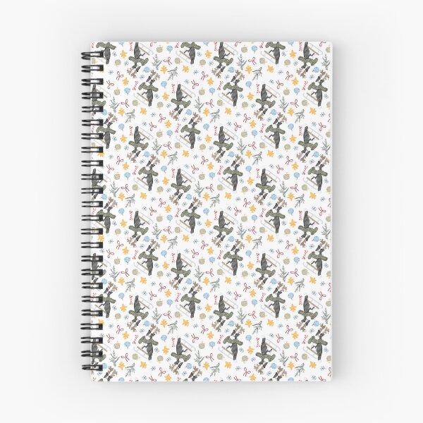 Item preview, Cute Watercolor Winter Dogs Sledding White Pattern designed and sold by svitlaarty.