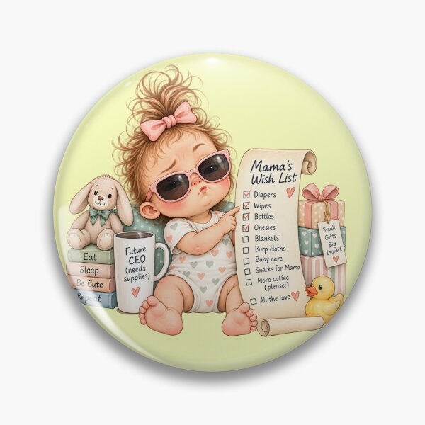 Artikelvorschau, Lustiges Babyparty-Design entworfen und verkauft von Mylittleshop26.