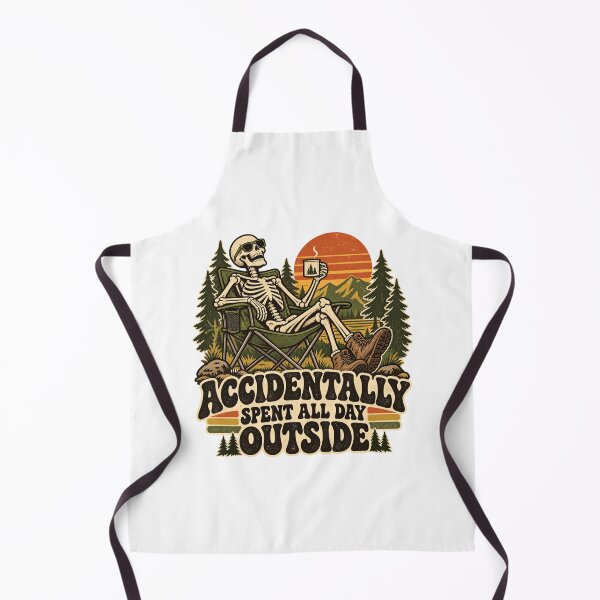 Item preview, Funny Vintage Skeleton Camping Design designed and sold by urbinet.