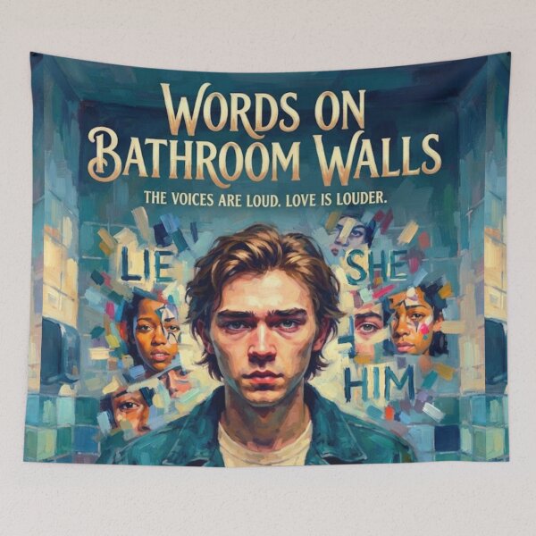 Item preview, Words on Bathroom Walls Fine Art Tribute designed and sold by Art's Diner.