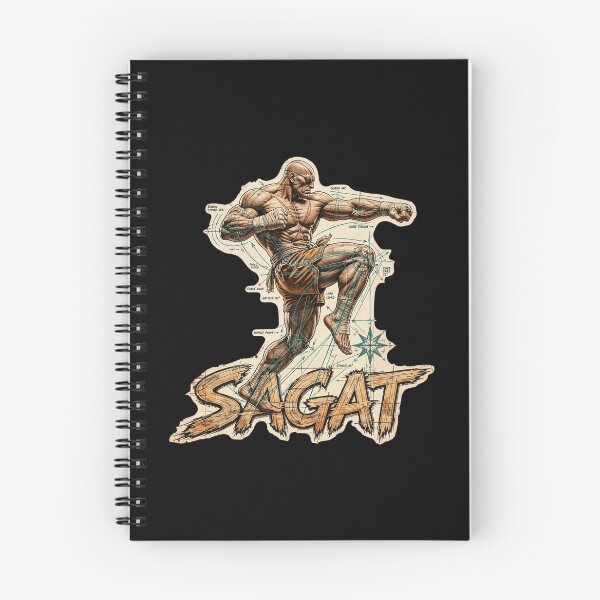 Item preview, Sagat Street Fighter Design, Sagat The Muay Thai Emperor Artwork, Street Fighter Sagat Graphic, Sagat Fighting Game Art, Tiger Shot, Tiger Uppercut, Tiger Knee, Arcade Gaming Gift, Capcom Fan Art designed and sold by Typologystudios.