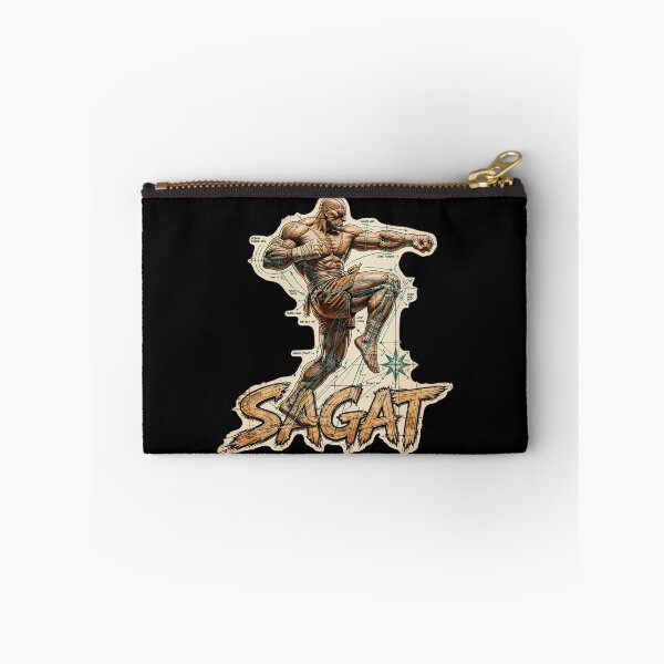 Item preview, Sagat Street Fighter Design, Sagat The Muay Thai Emperor Artwork, Street Fighter Sagat Graphic, Sagat Fighting Game Art, Tiger Shot, Tiger Uppercut, Tiger Knee, Arcade Gaming Gift, Capcom Fan Art designed and sold by Typologystudios.
