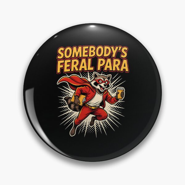 Item preview, Somebody’s Feral Para Paraprofessional Raccoon designed and sold by Redgiant87x.