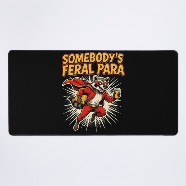 Item preview, Somebody’s Feral Para Paraprofessional Raccoon designed and sold by Redgiant87x.