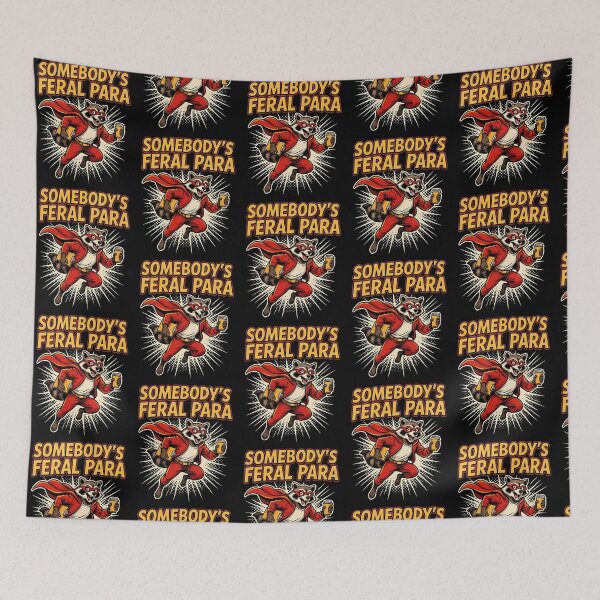 Item preview, Somebody’s Feral Para Paraprofessional Raccoon designed and sold by Redgiant87x.