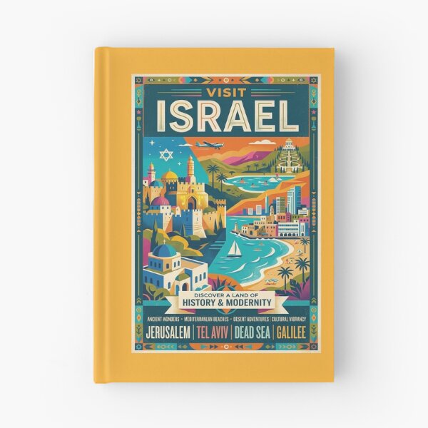 Item preview, Vintage Israel Travel Poster - Retro Mid Century Art Print designed and sold by ArtworkNorth.