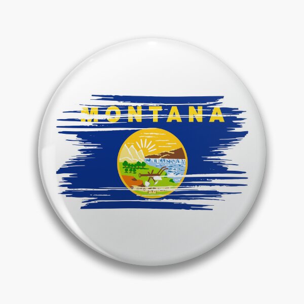 Item preview, Montana Distressed Flag Veteran Gift Military Pride MT designed and sold by shitpostee.