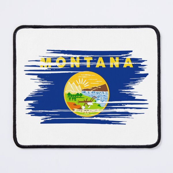 Item preview, Montana Distressed Flag Veteran Gift Military Pride MT designed and sold by shitpostee.