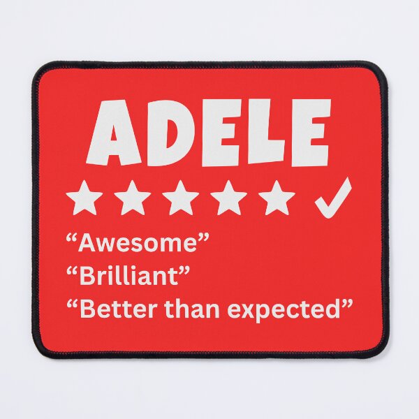 Item preview, Adele Review designed and sold by glowdesigns.