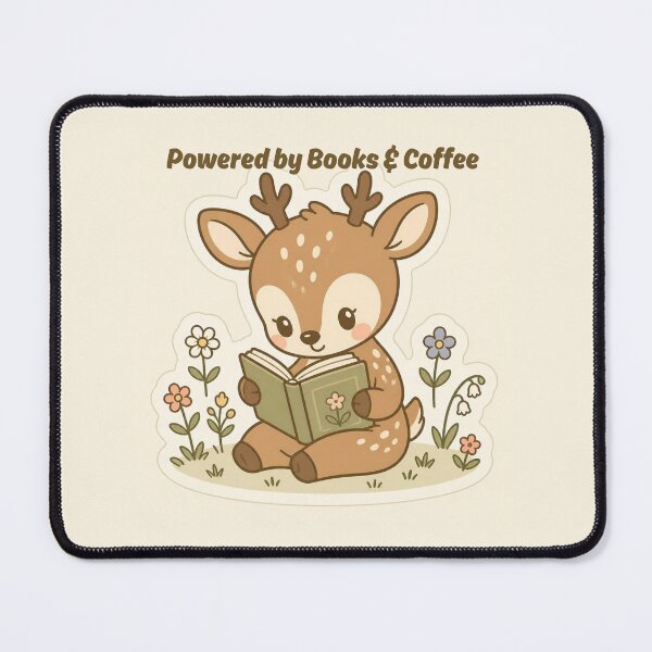 Item preview, Powered by books & coffee designed and sold by creativityisfun.