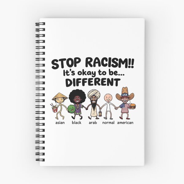 Item preview, Stop Racism!! It's Okay to Be Different – Diversity Equality Unity designed and sold by ZyziowskyArt.