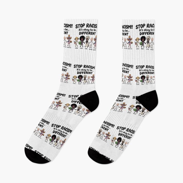 Item preview, Stop Racism!! It's Okay to Be Different – Diversity Equality Unity designed and sold by ZyziowskyArt.