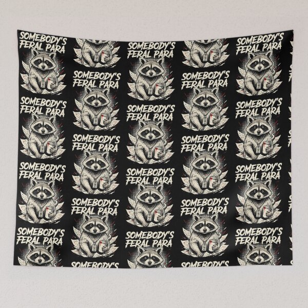 Item preview, Somebody’s Feral Para Funny Raccoon Paraeducator designed and sold by Redgiant87x.