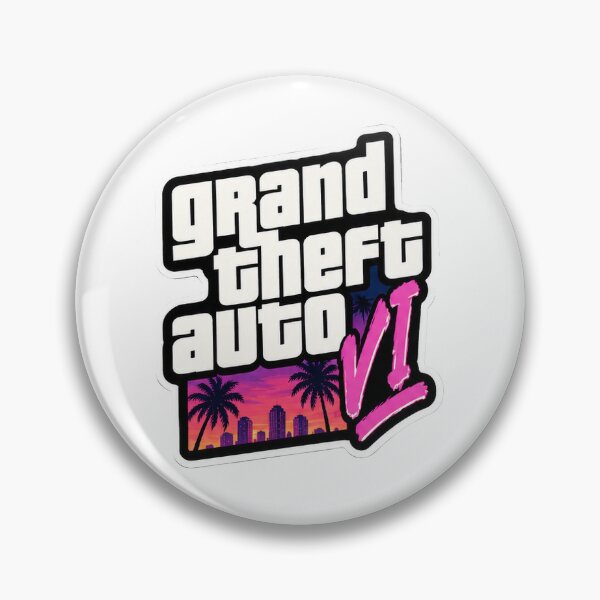 Item preview, Grand Theft Auto VI Style Logo Sticker designed and sold by Vikram-Solanki.