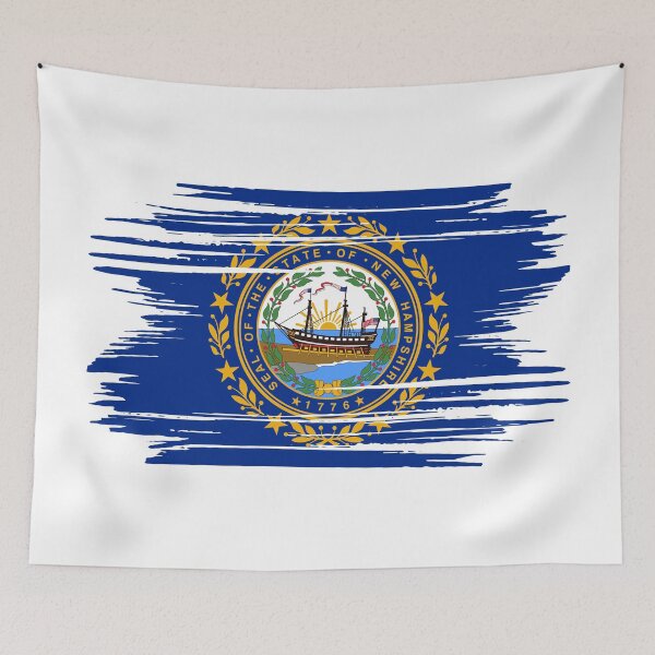 Item preview, New Hampshire Distressed Flag Veteran Gift Military Pride NH designed and sold by shitpostee.