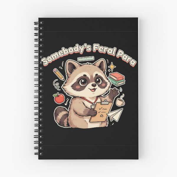 Item preview, Somebody’s Feral Para Funny School Paraprofessional Raccoon designed and sold by Redgiant87x.
