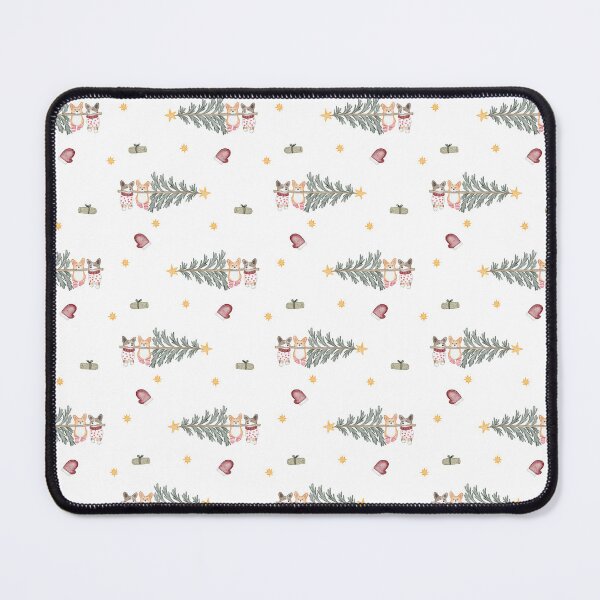 Item preview, Cute Watercolor Corgi and French Bulldog White Pattern designed and sold by svitlaarty.