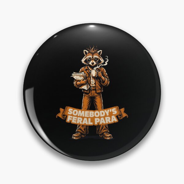 Item preview, Somebody’s Feral Para Raccoon Paraeducator School Humor designed and sold by Redgiant87x.