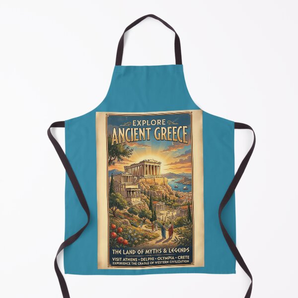 Item preview, Explore Ancient Greece Vintage Travel Poster designed and sold by ArtworkNorth.