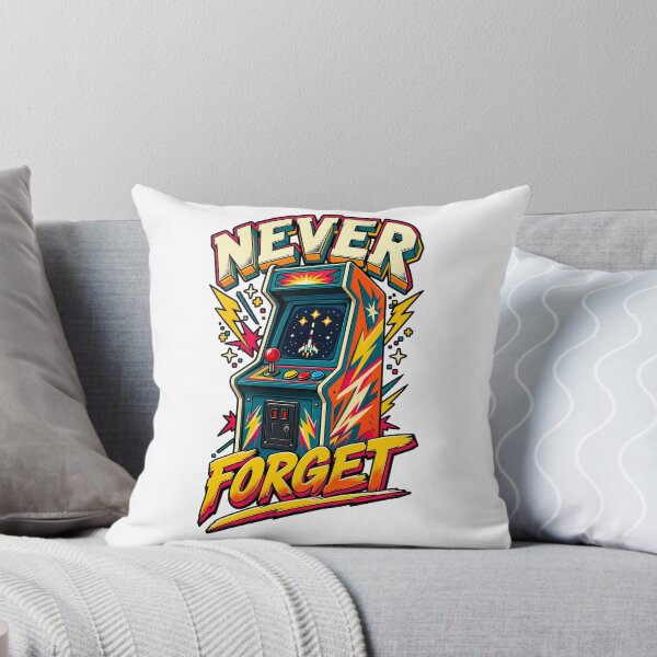 Item preview, Never Forget Retro Arcade Machine designed and sold by NorthbornSupply.