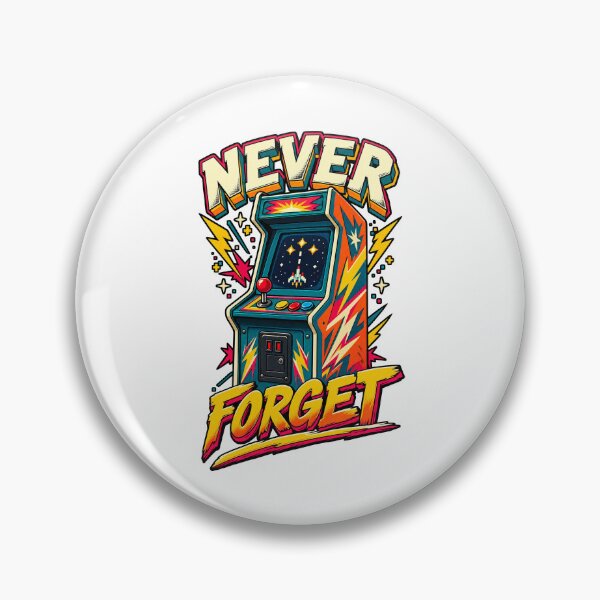Item preview, Never Forget Retro Arcade Machine designed and sold by NorthbornSupply.