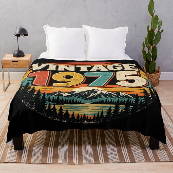 Item preview, Vintage 1975 – Retro Sunset Mountains designed and sold by TroviTutto.