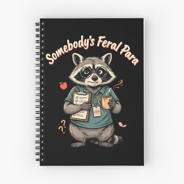 Item preview, Somebody’s Feral Para Funny Paraprofessional Raccoon designed and sold by Redgiant87x.