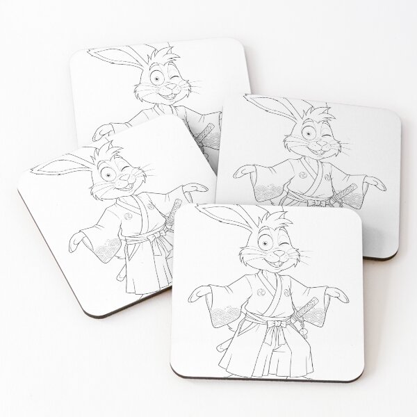 Item preview, Rabbit a Japanese Warrior  designed and sold by Tule2.