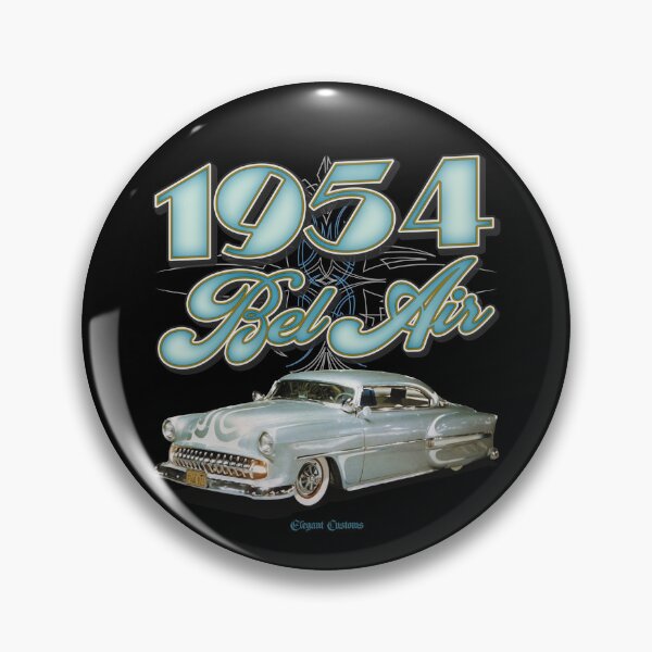 Item preview, 1954 BelAir Moonglow - Watson with text - Lowrider, Kustom, Hot Rod, Muscle Car designed and sold by Elegant Customs.