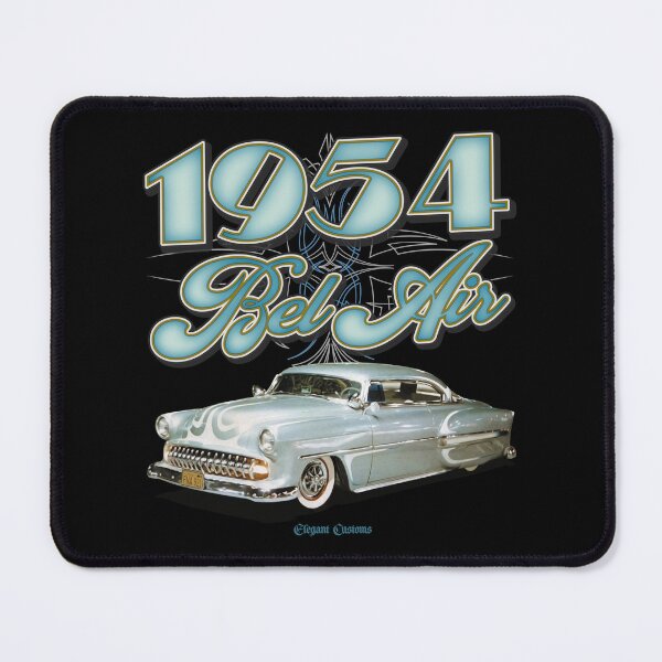 Item preview, 1954 BelAir Moonglow - Watson with text - Lowrider, Kustom, Hot Rod, Muscle Car designed and sold by Elegant Customs.