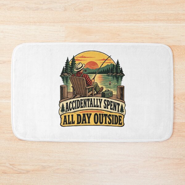 Item preview, Vintage Fishing Lake Life designed and sold by urbinet.