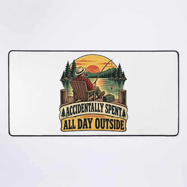 Item preview, Vintage Fishing Lake Life designed and sold by urbinet.