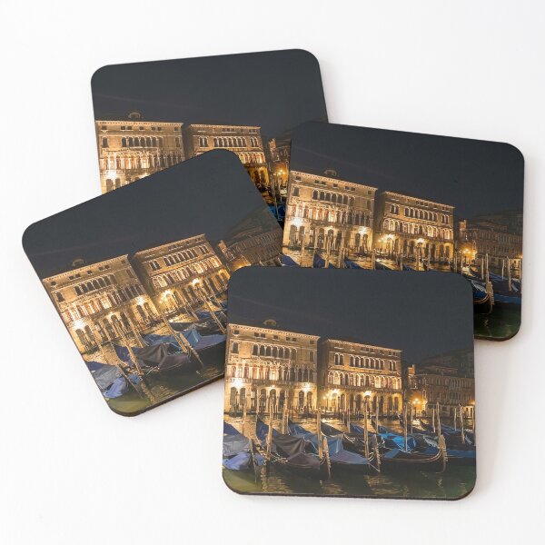 Item preview, Venice Gondolas at Night designed and sold by ArtworkNorth.