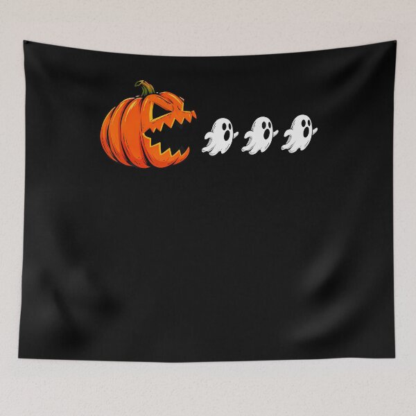 Item preview, Funny Halloween Pumpkin Eating Ghost Gamer designed and sold by Alzasshop.