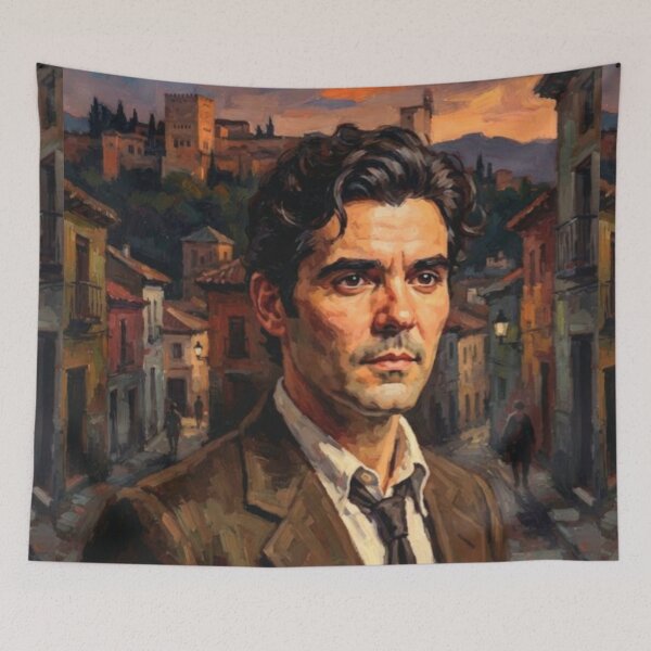 Item preview, The Disappearance of Garcia Lorca Fine Art Tribute designed and sold by Art's Diner.
